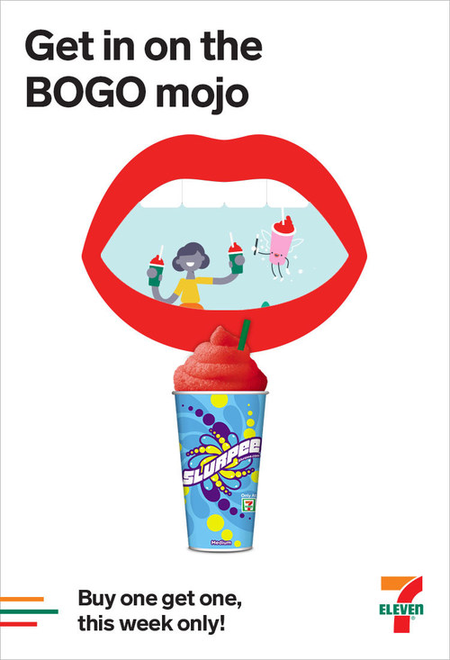 7-Eleven stores are bringing back a popular promotion at the perfect time for friends to share a back-to-school beverage. The world’s largest convenience retailer kicks off Share-a-Slurpee drink fun with a five-day Buy One-Get One Free (BOGO) Slurpee drink event beginning 12:01 a.m. local time Monday, Aug. 13, and running through 11:59 p.m. local time Sunday, Aug. 19. (PRNewsfoto/7-Eleven, Inc.)