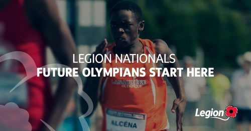 Legion Nationals - Future Olympians Start Here (CNW Group/The Royal Canadian Legion Dominion Command)