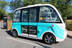 A Canadian first - an autonomous electric shuttle, on the streets of Candiac