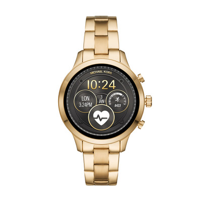 The Michael Kors Access collection continues to grow with its newest addition, the Runway Access Smartwatch, which features the latest Wear OS capabilities: heart-rate tracking, swimproof functionality, payment technology, untethered GPS and more.