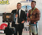 Fitness Model and Men's Physique Competitor Wins Brazilian Championship