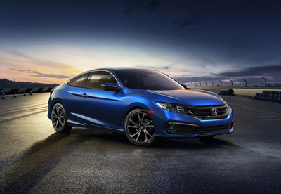 Honda will soon release a newly refreshed Civic Coupe and Sedan for the 2019 model year, with updated styling, a new Sport trim, and Honda Sensing® now standard on all trim levels.