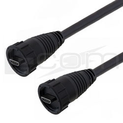 L-com推出针对极端环境连接应用的IP67级HDMI线缆和耦合器新产品