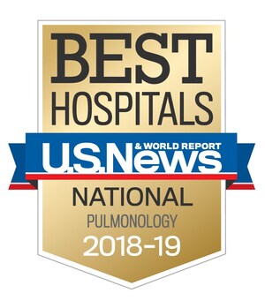 National Jewish Health Ranked Nation's #1 Respiratory Hospital By U.S. News &amp; World Report