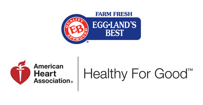 Eggland's Best logo and American Heart Association Healthy For Good Logo