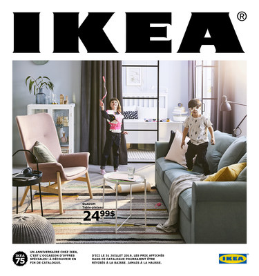Le catalogue IKEA 2019 marque le 75e anniversaire de IKEA (Groupe CNW/IKEA Canada)