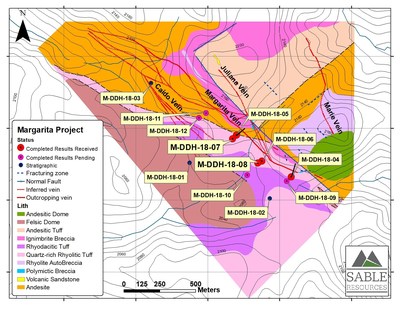 Margarita Project Map (CNW Group/Sable Resources Ltd.)