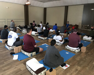 Injured Veterans Build Connections at Yoga Class