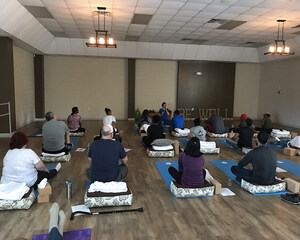 Wounded Warriors Learn Relaxation Methods Through Aromatherapy Yoga