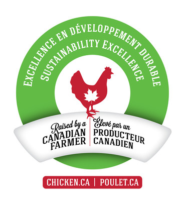 lev par un producteur canadien : Excellence en dveloppement durable (Groupe CNW/Les Producteurs de poulet du Canada)
