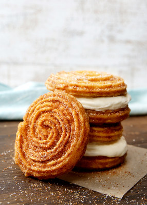 Churro Swirl and Churro Frosting Sandwich - two ways to try Cinnabon’s spin on the classic treat