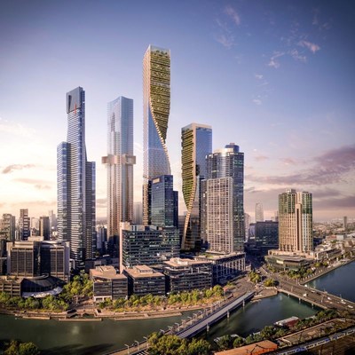 UNStudio's design selected for the Southbank by Beulah in Melbourne (PRNewsfoto/UNStudio)