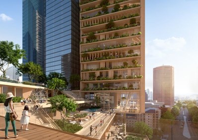 UNStudio's design selected for the Southbank by Beulah in Melbourne (PRNewsfoto/UNStudio)