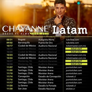 Faltan muy pocos días para el inicio de la gira más esperada #DesdeElAlmaTour con el renombrado artista internacional Chayanne®