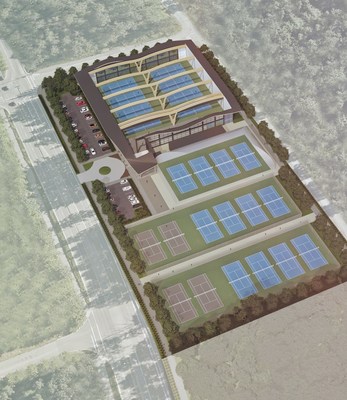 A rendering of the Western Canada Tennis Centre. (CNW Group/Tennis Canada)