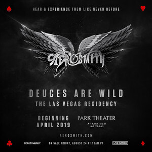 Aerosmith Is Coming! The Legendary Rock Band Announces Las Vegas Residency "AEROSMITH: DEUCES ARE WILD" At Park Theater At Park MGM