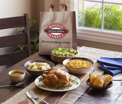 Guests nationwide can now order Boston Market rotisserie favorites such as Family Meals online for delivery or curbside pickup.