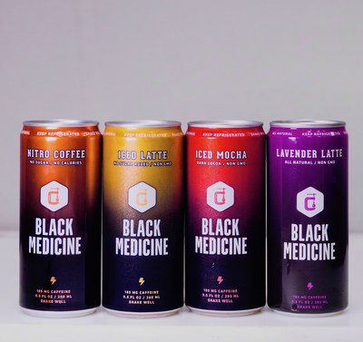 Four Black Medicine Iced Coffees