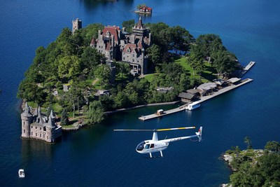 Vues ariennes et teintes marines, 1000 Islands Helicopter Tours (Ontario) (Groupe CNW/Destination Canada)