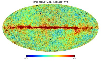 Image of the CMB Skype with Hawking Points (Credits: Daniel An, Krzysztof A. Meissner and Roger Penrose)