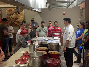 Warriors Prepare Brunch at Gourmet Cooking Class