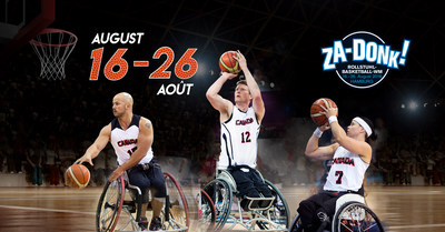The Canadian men's and women's wheelchair basketball teams kick off their world championship campaigns August 17, with the tournament running through August 26 in Hamburg, Germany. (CNW Group/Canadian Paralympic Committee (Sponsorships))