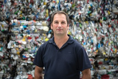 Martin Mnard, prsident d'Absolu technologies de recyclage (Groupe CNW/INVESTISSEMENT QUBEC)
