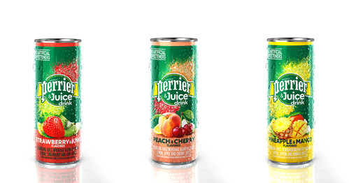Perrier® Carbonated Mineral Water introduces Perrier® & Juice drink, a bold and juicy refreshment exclusively available in the Los Angeles market.