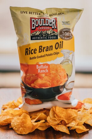 Boulder Canyon® Kettle Chips Cooked In Rice Bran Oil Now Available In Two New Varieties