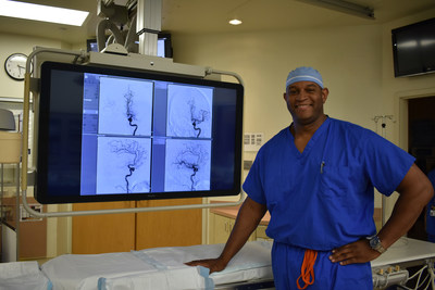 Dr. Vernard Fennell, fellowship trained cerebrovascular and endovascular neurosurgeon at Capital Institute for Neurosciences' Stroke and Cerebrovascular Center, was the first neurosurgeon in New Jersey to use the EMBOTRAP II Revascularization Device since its approval from the US Food and Drug Administration in July. He was also involved in some of the initial research on the device's design.
