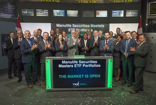 Manulife Securities Masters ETF Portfolios Opens the Market (CNW Group/TMX Group Limited)