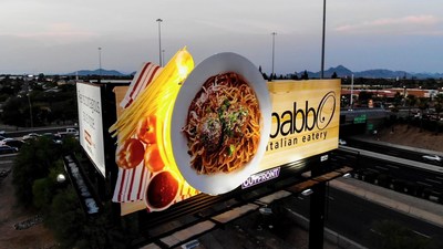 babbo outfront eatery italian spaghetti serve phoenix largest plate prnewswire hungry nearby dine awareness consumers locations drive
