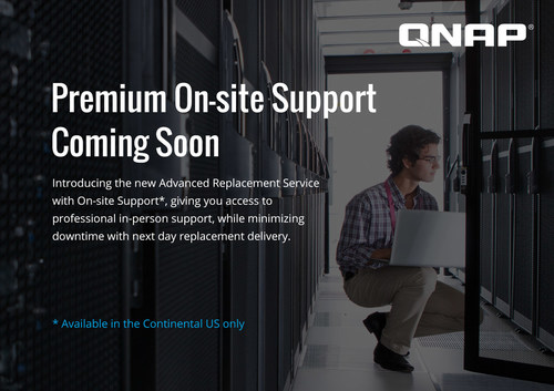 On-site support, coming soon from QNAP.