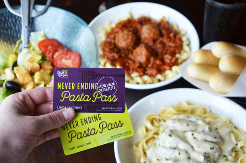 Olive Garden Annual Pasta Pass and Never Ending Pasta Pass