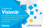 Gartner positioniert Longview als Visionär im Gartner Magic Quadrant für Cloud Financial Planning &amp; Analysis Solutions