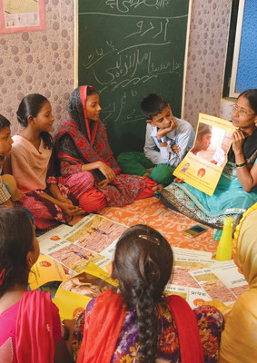 Pratham’s programmes to teach Indian’s underprivileged children basic literacy and numeracy in the Learning Camps