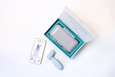 PeriCoach is a kegel exerciser with a smartphone app and sensor, guiding women through three minutes workouts with proven results in weeks.