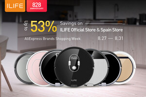 ILIFE celebra la semana de venta de marcas de AliExpress con hasta un 50% de descuento en sus aspiradoras robot