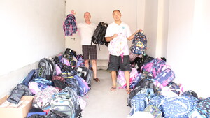 Local Business Donates Backpacks to Five TDSB Schools