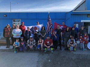 Warriors Connect with Community During Anchorage Run As One