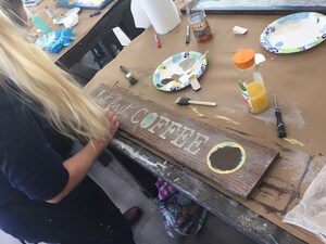 Warriors Learn Woodwork and Create Artwork With Wounded Warrior Project