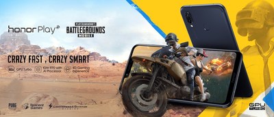 Honor Play annonce des partenariats stratégiques conjoints avec les grands jeux mobiles PUBG MOBILE et Asphalt 9: Legends, lors du Gamescom (PRNewsfoto/Honor)