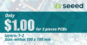 Seeed Fusion Sponsors Makers with New $1 PCB Manufacturing Offer
