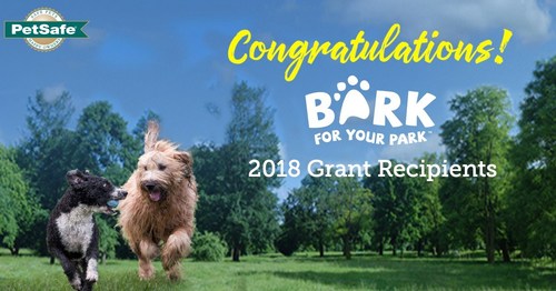 PetSafe® brand, a global leader in innovative pet product solutions, announced the names of 13 new cities as grant recipients of its 2018 PetSafe® Bark for Your Park™ campaign.