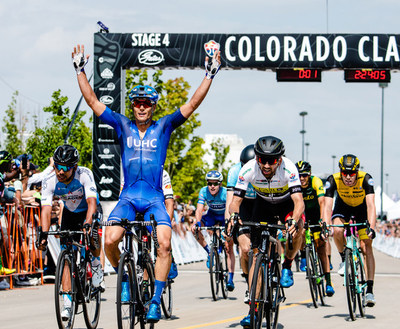 The 2018 Colorado Classic wrapped up with Stage 4 - a circuit race around downtown Denver on a 9.1-mile course that started and finished at the Velorama Festival and sent racers around Coors Field, through North Capitol Hill and Uptown to City Park. Gavin Mannion secured the biggest victory of his career; and Ty Magner and Joseph Lewis followed in second and third, respectively.