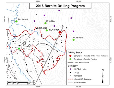 Figure 1. Location of 2018 Bornite Drilling (CNW Group/Trilogy Metals Inc.)