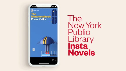 Metamorphosis "Insta Novel" for The New York Public Library by Mother. Illustration @cesarpelizer