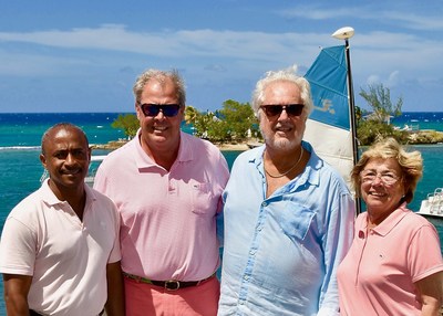 From Left To Right – Leonard Henry, General Manager Couples Tower Isle, Fred Pennekamp, Lee Issa, Chairman and Owner of Couples Resorts, Jamaica and Cynthia Pennekamp.