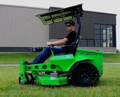 Michelin's revolutionary X Tweel line is now available on select all-electric, zero-turn-radius Mean Green commercial mowers.