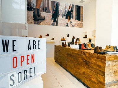 Toronto, ON : The SOREL Store is officially open as of Friday August 24, 2018 showcasing wedges, booties, block heels and more. (CNW Group/SOREL)